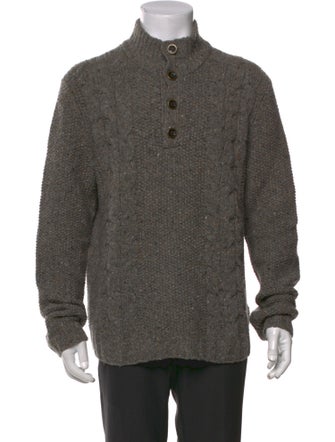 Vince Wool Turtleneck Polo Sweater