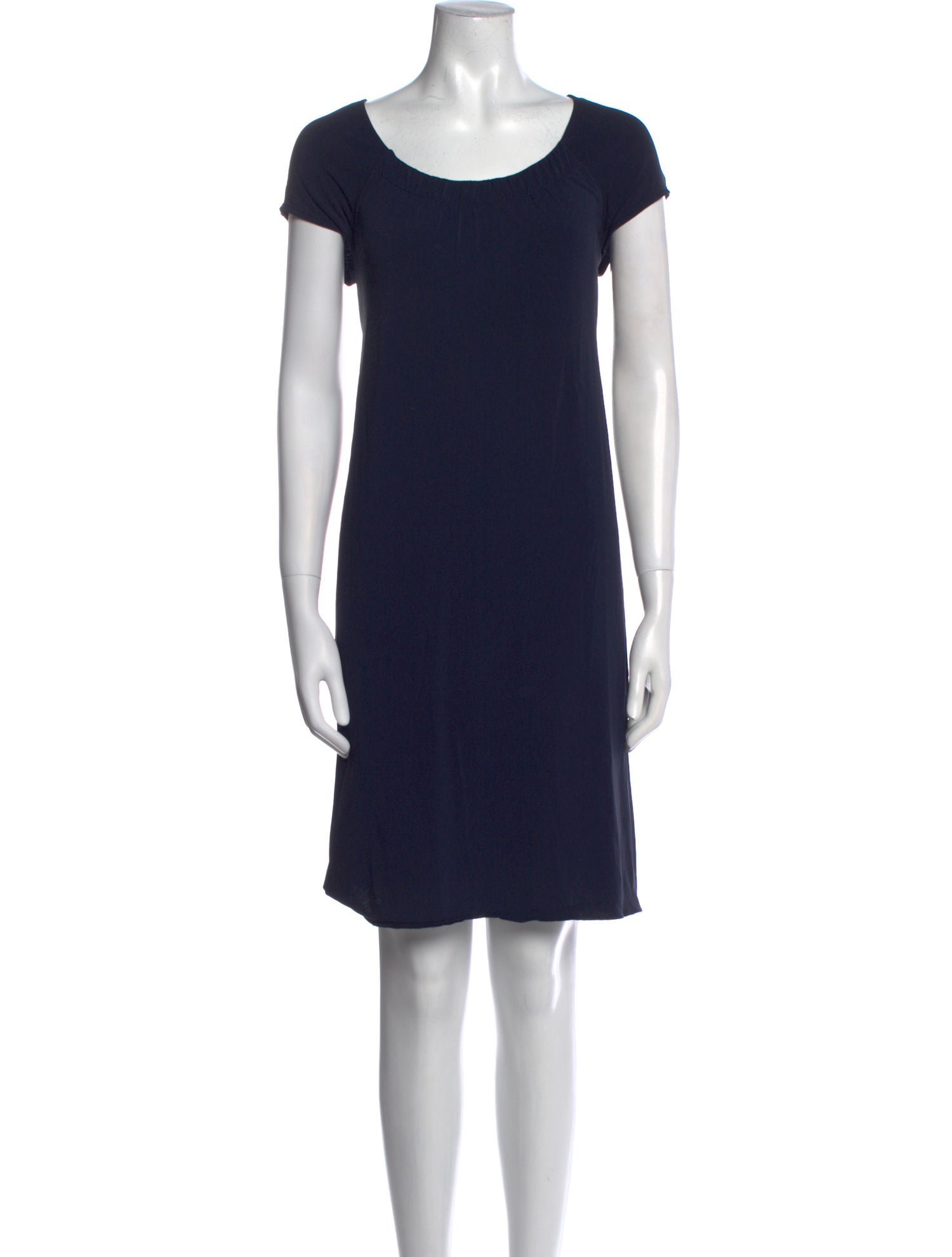 Vince Scoop Neck Knee-Length Dress