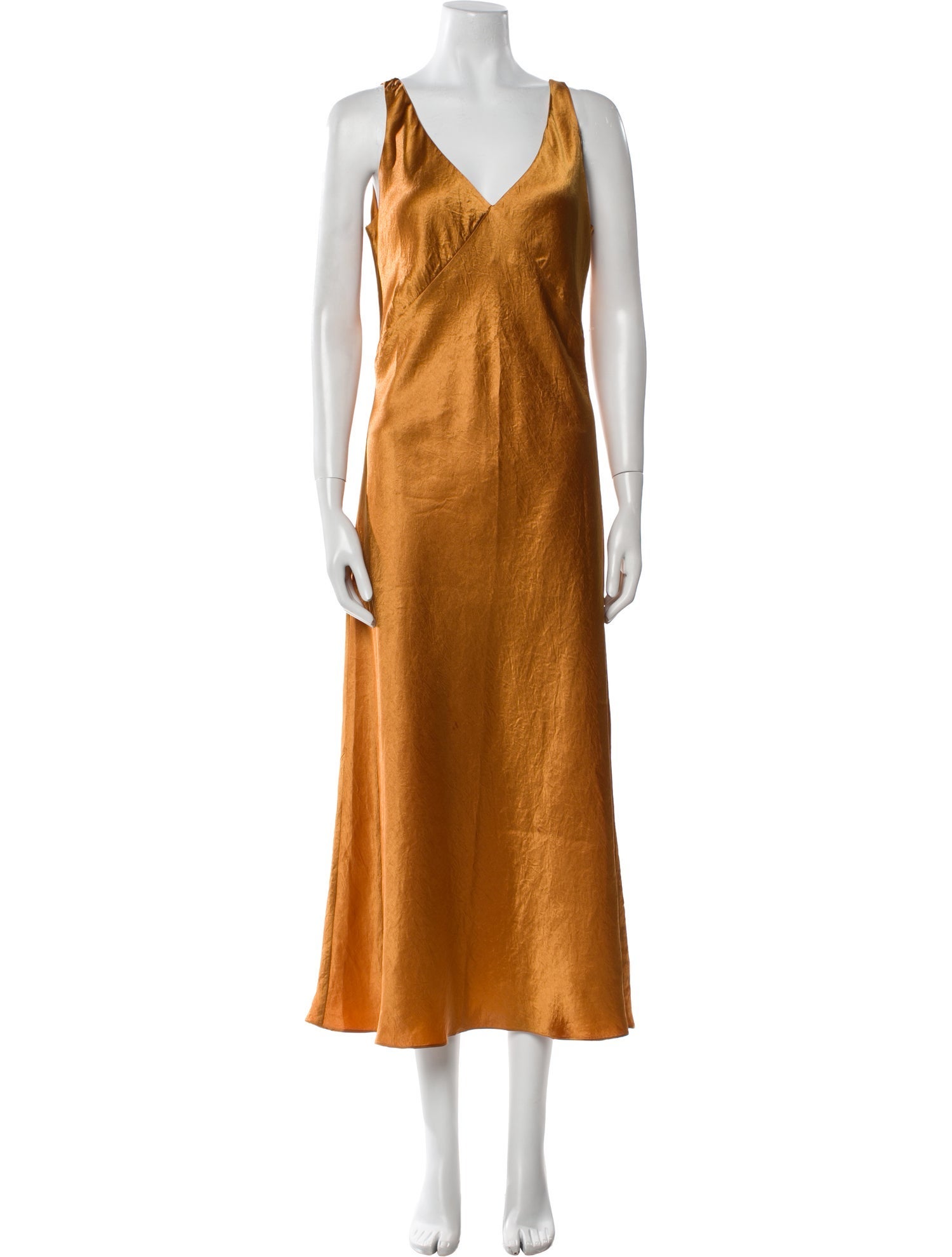 Vince V-Neck Long Dress