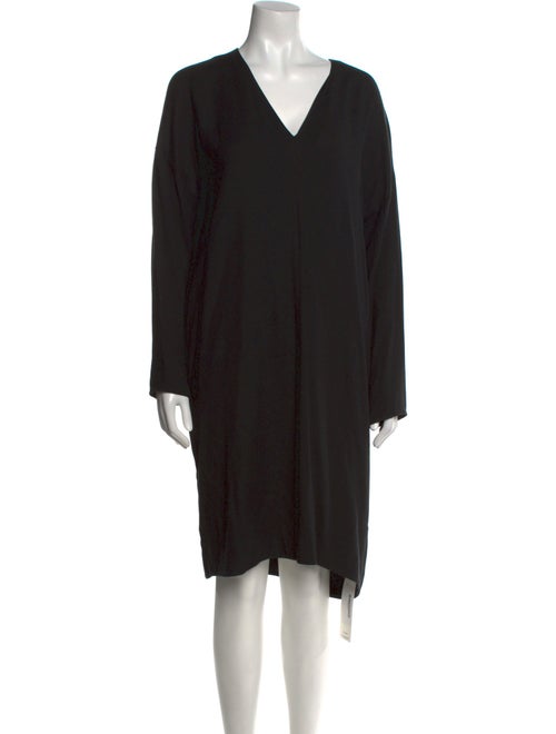 Vince V-Neck Knee-Length Dress