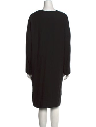 Vince V-Neck Knee-Length Dress