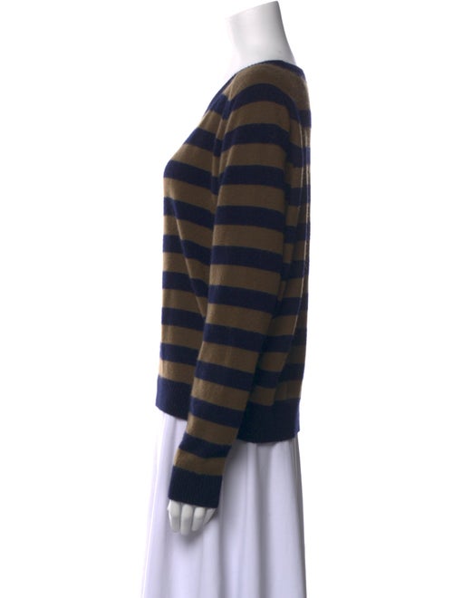 Vince Striped Scoop Neck Sweater