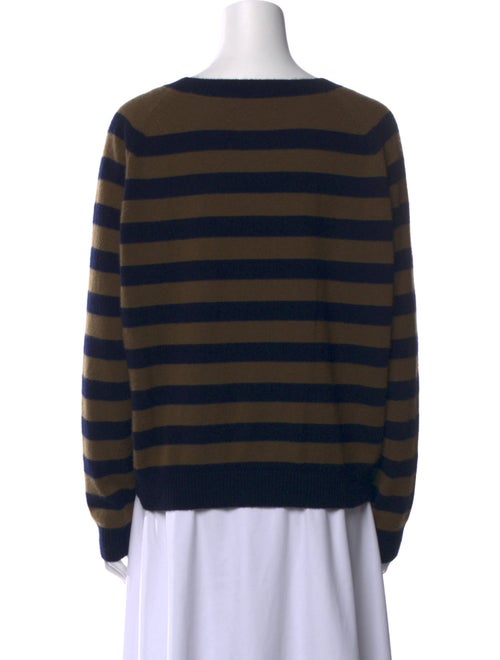 Vince Striped Scoop Neck Sweater