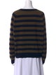 Vince Striped Scoop Neck Sweater
