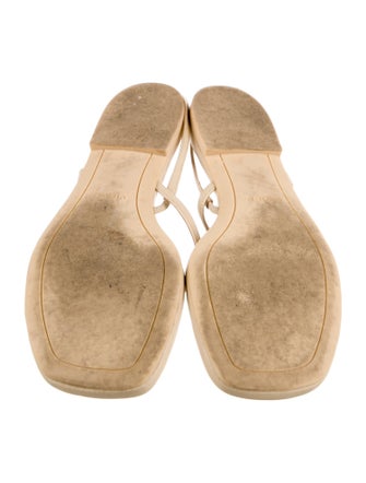 Vince Leather Slingback Sandals