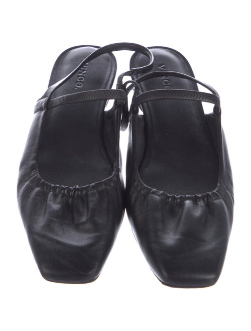 Vince Leather Slingback Flats