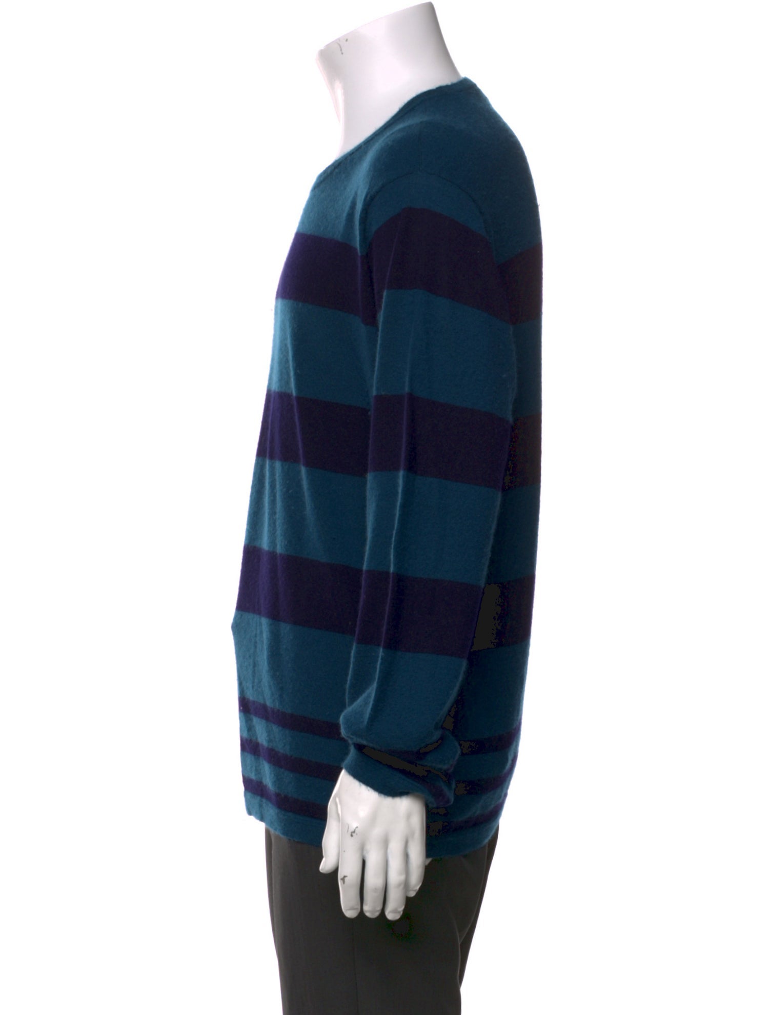 Vince Striped Crew Neck Pullover