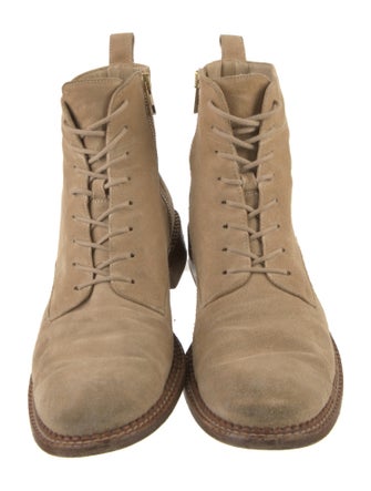 Vince Suede Combat Boots