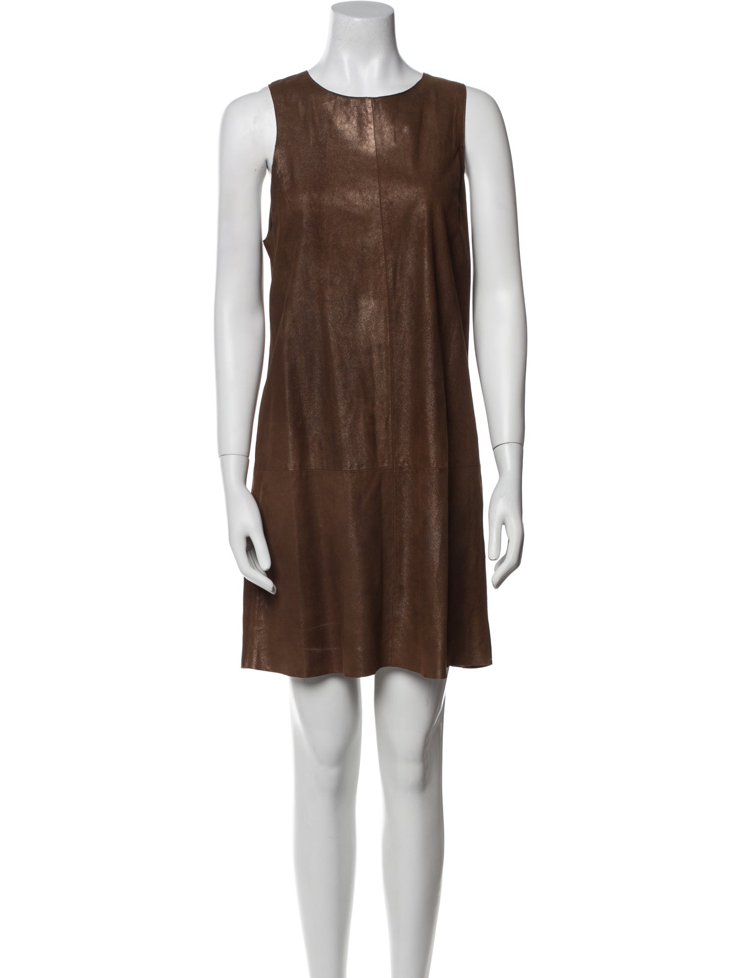 Vince Leather Mini Dress