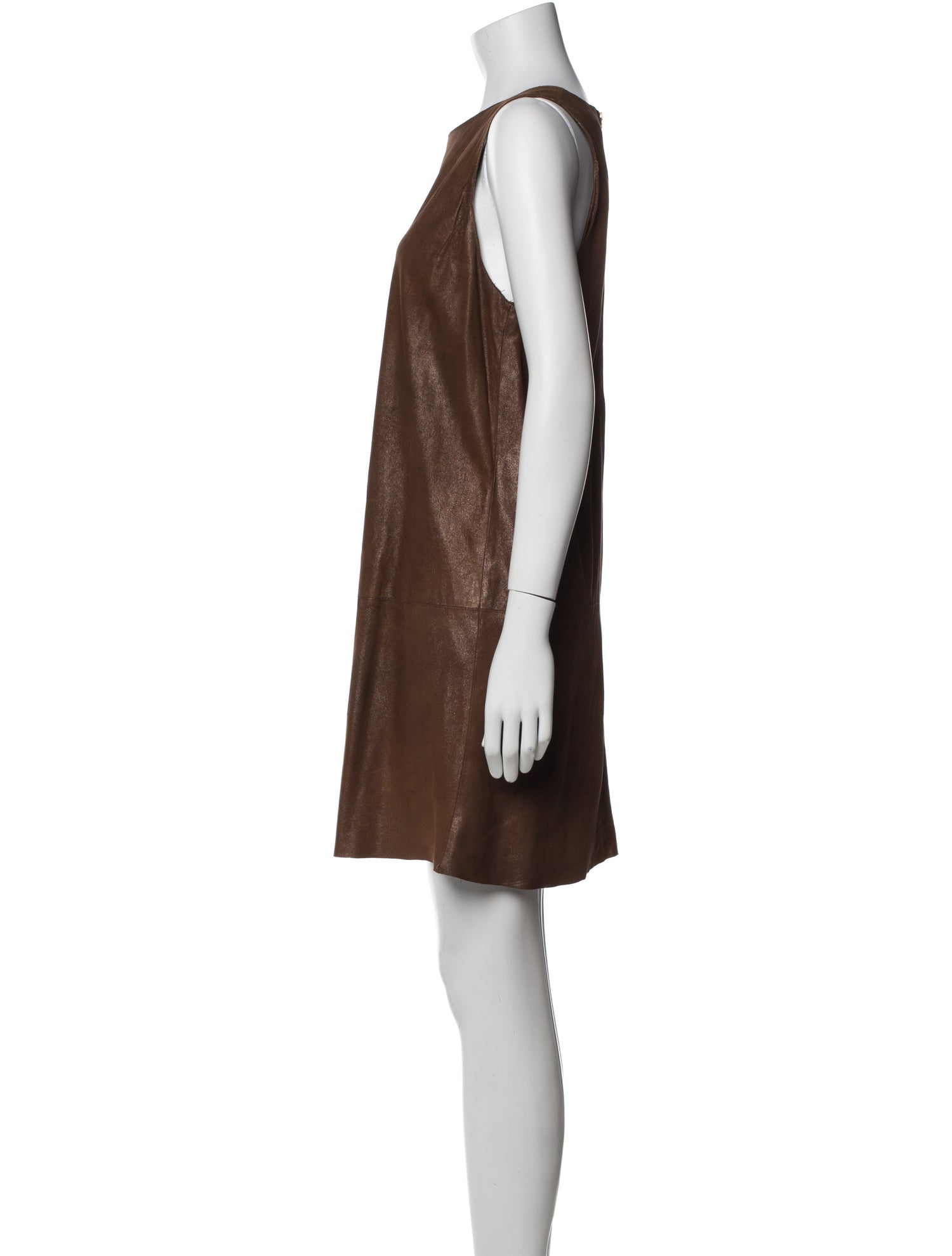 Vince Leather Mini Dress