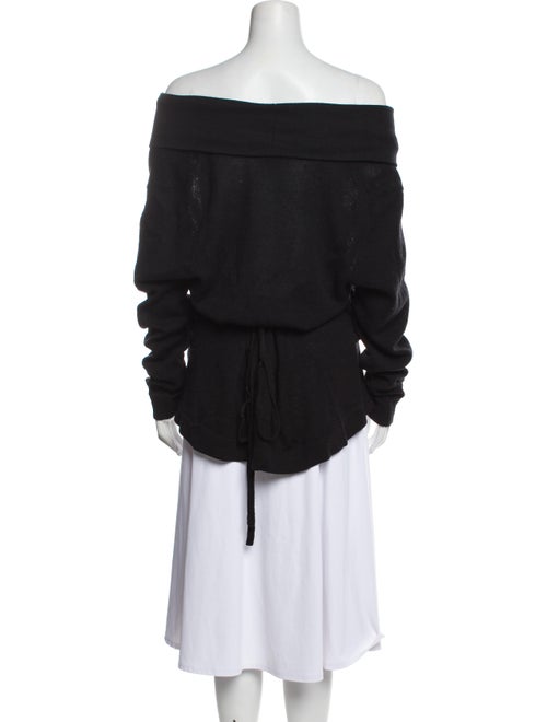 Vince Wool Off-The-Shoulder Sweater