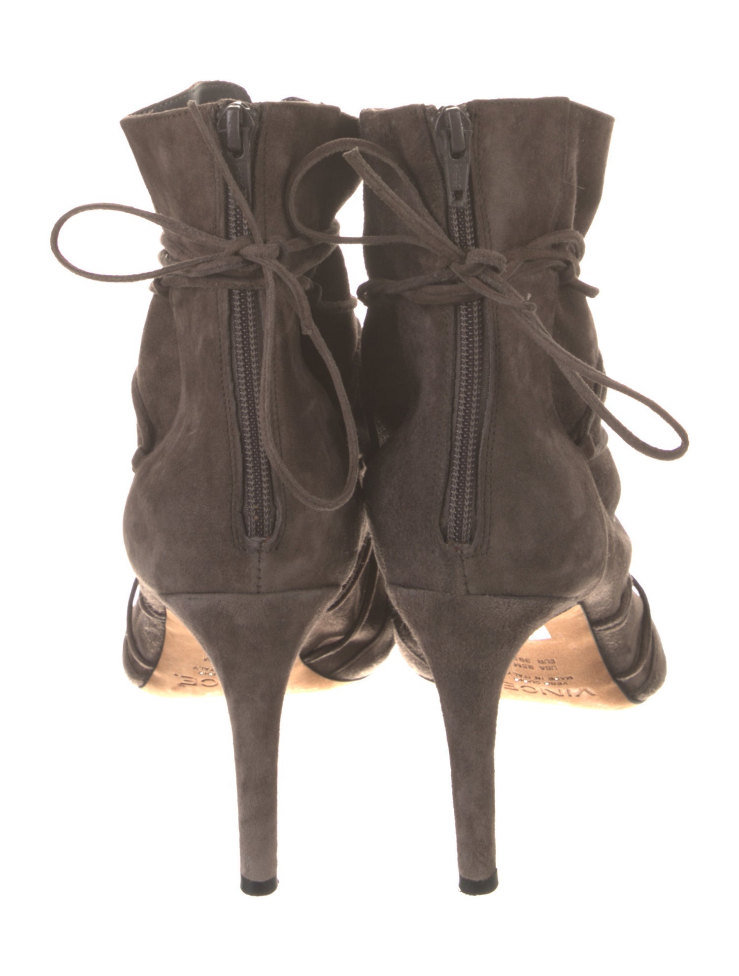 Vince Suede Lace-Up Boots