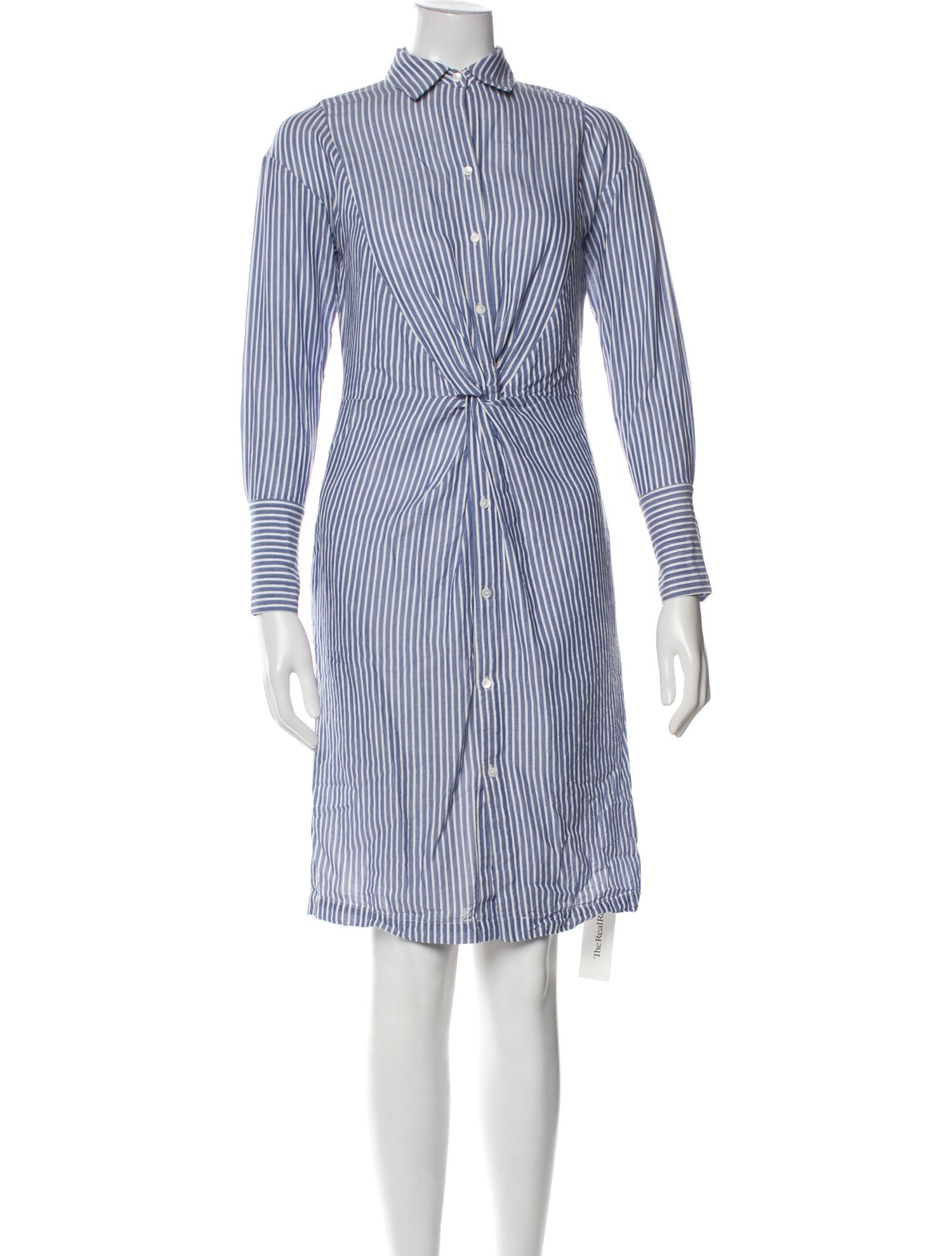 Vince Striped Knee-Length Dress