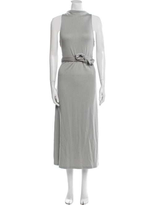 Vince Mock Neck Long Dress