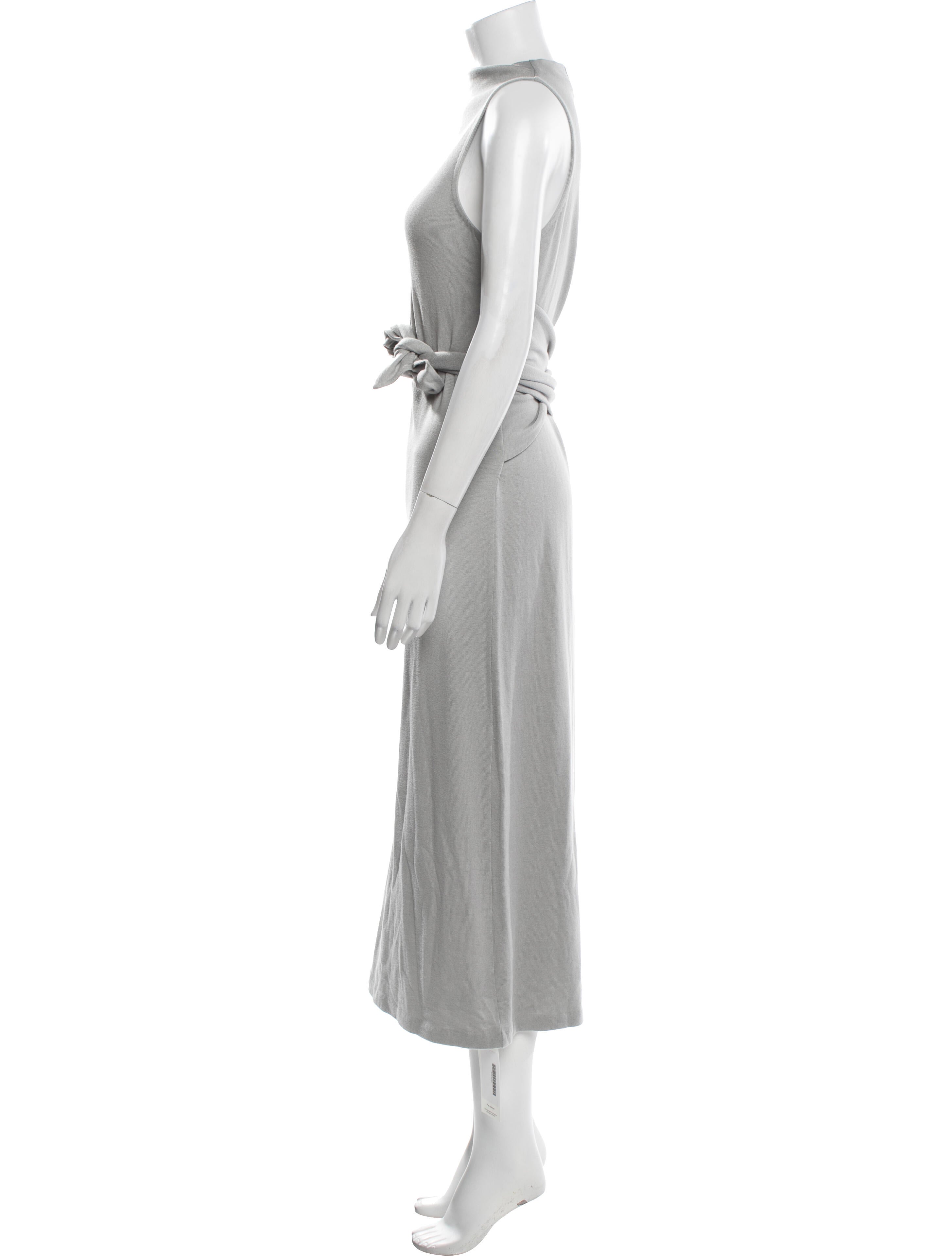 Vince Mock Neck Long Dress