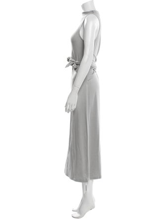 Vince Mock Neck Long Dress