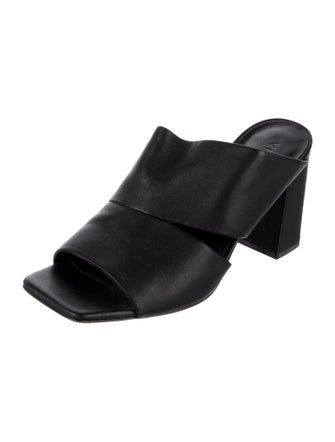Vince Leather Slides