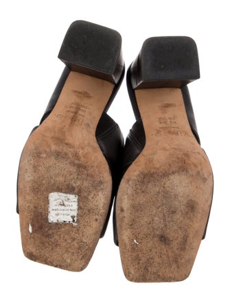 Vince Leather Slides