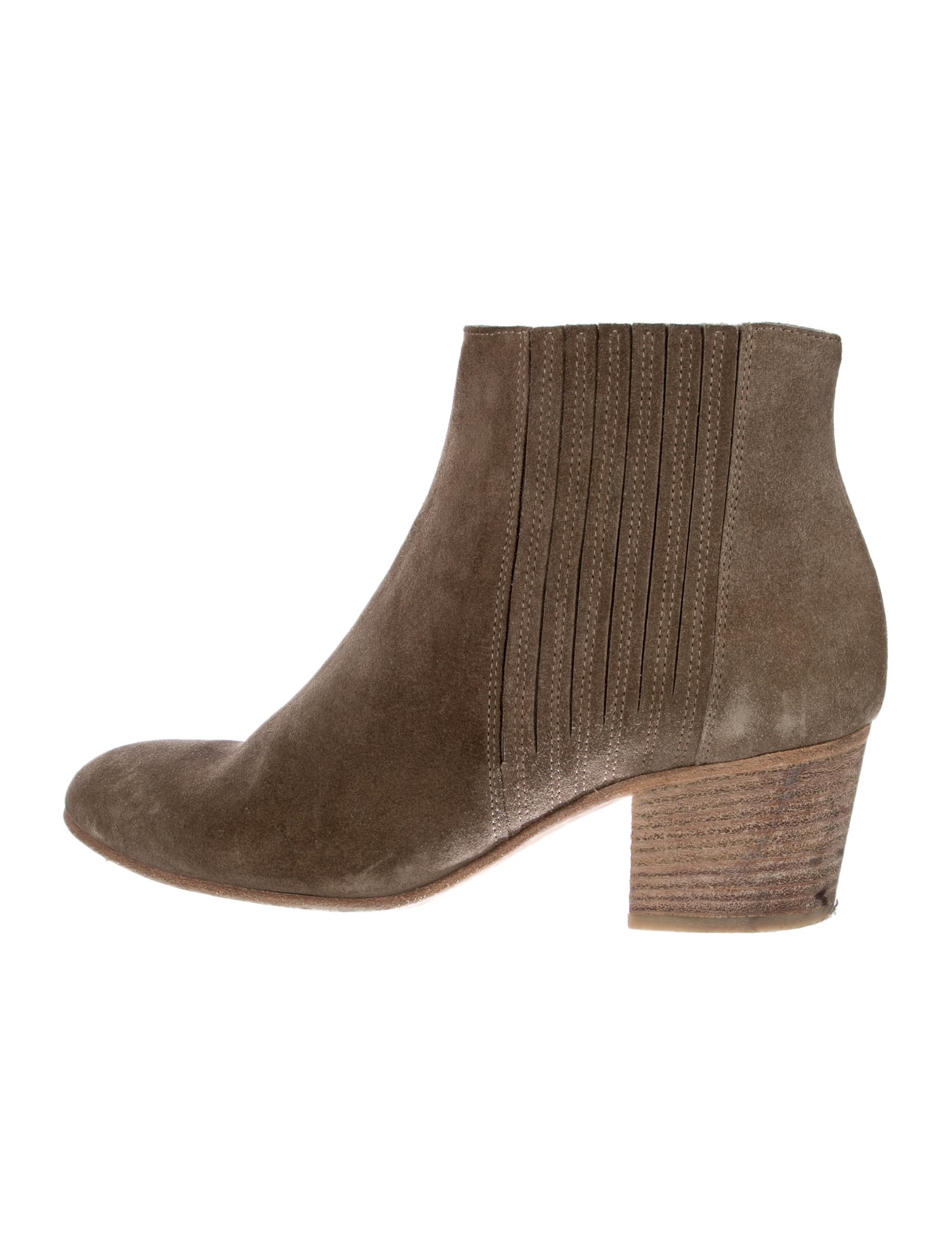 Vince Suede Animal Print Sock Boots