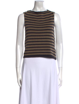 Vince Striped Crew Neck Sweater