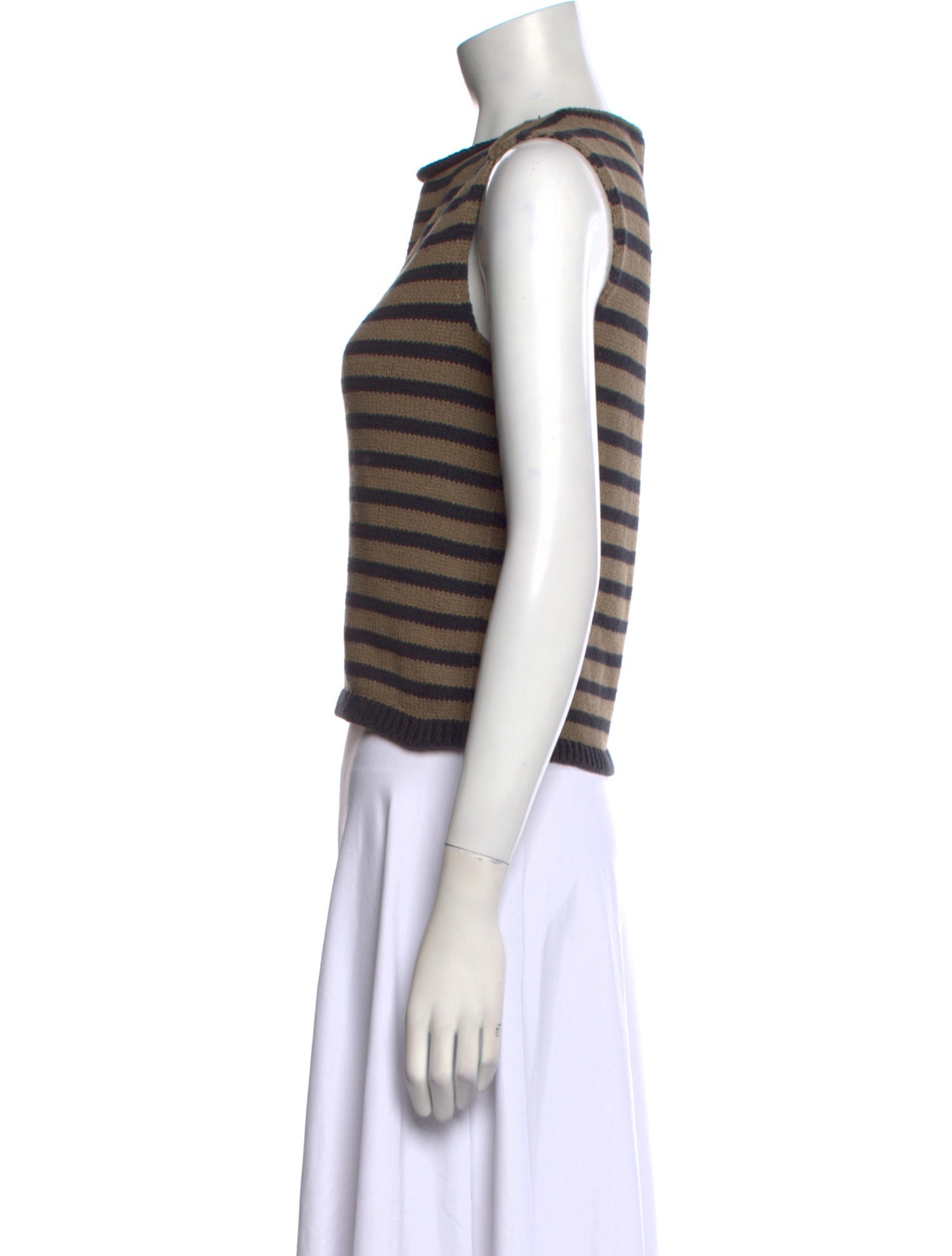 Vince Striped Crew Neck Sweater