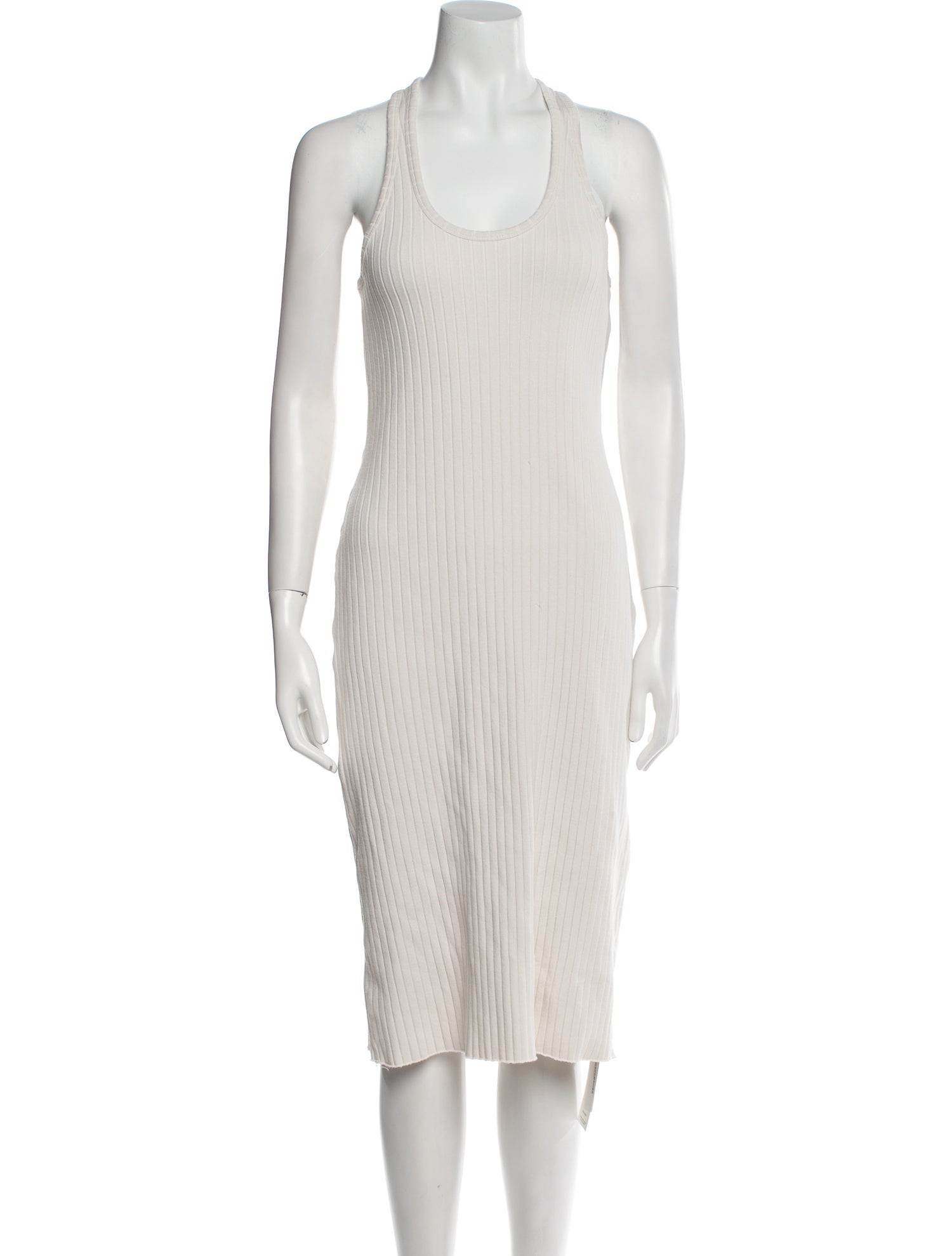 Vince Scoop Neck Midi Length Dress