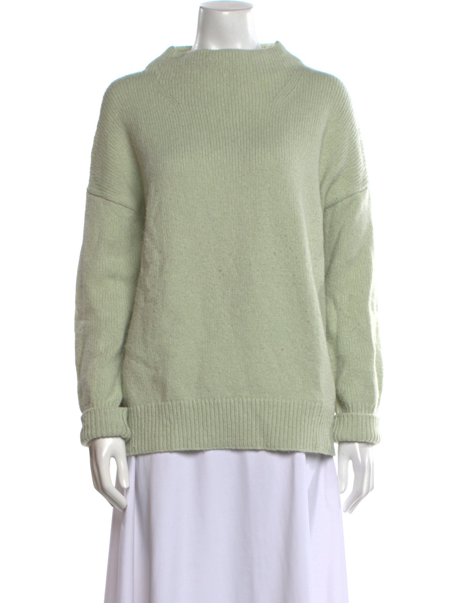 Vince Merino Wool Mock Neck Sweater