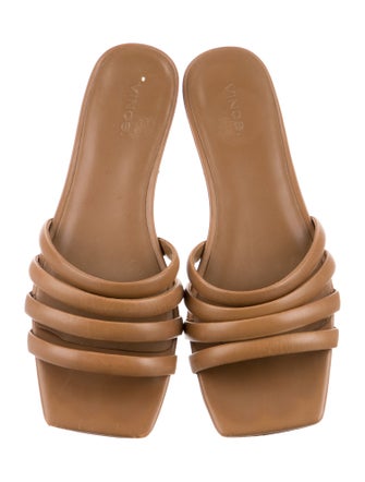Vince Leather Slides