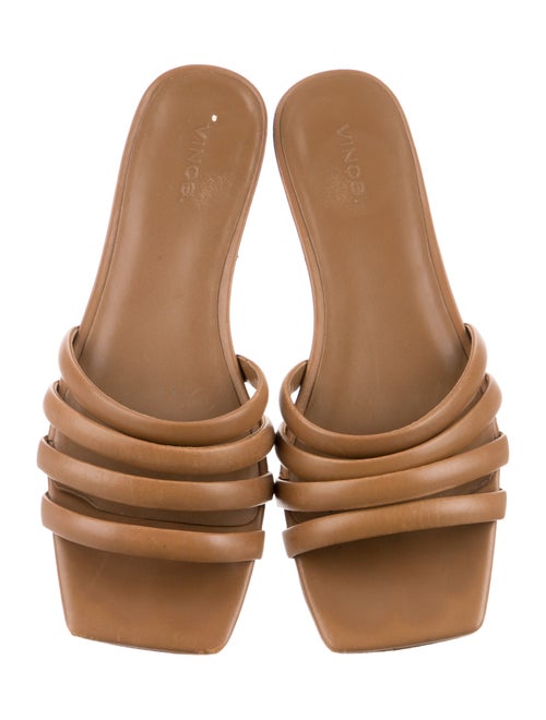 Vince Leather Slides