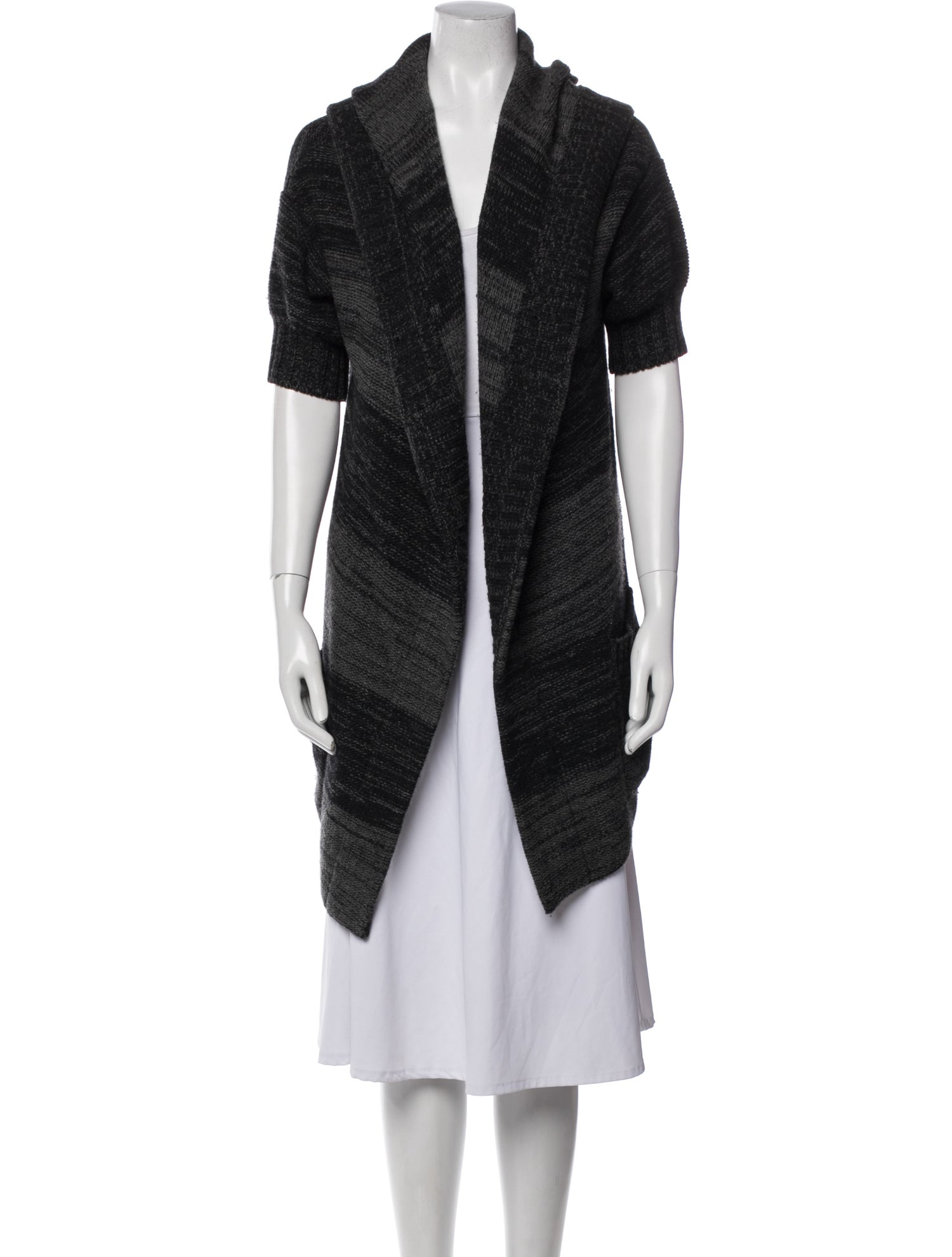 Vince Cashmere Open Front Sweater