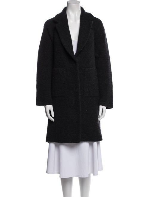 Vince Wool Faux Fur Coat