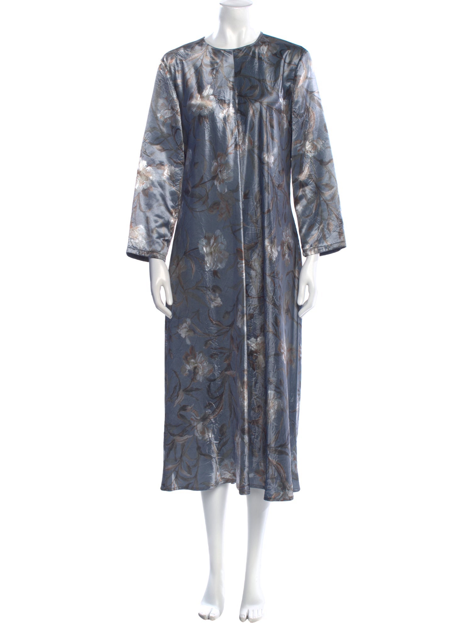 Vince Floral Print Long Dress