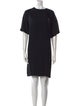 Vince Bateau Neckline Mini Dress