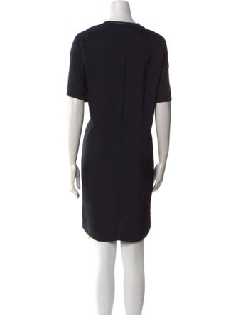 Vince Bateau Neckline Mini Dress