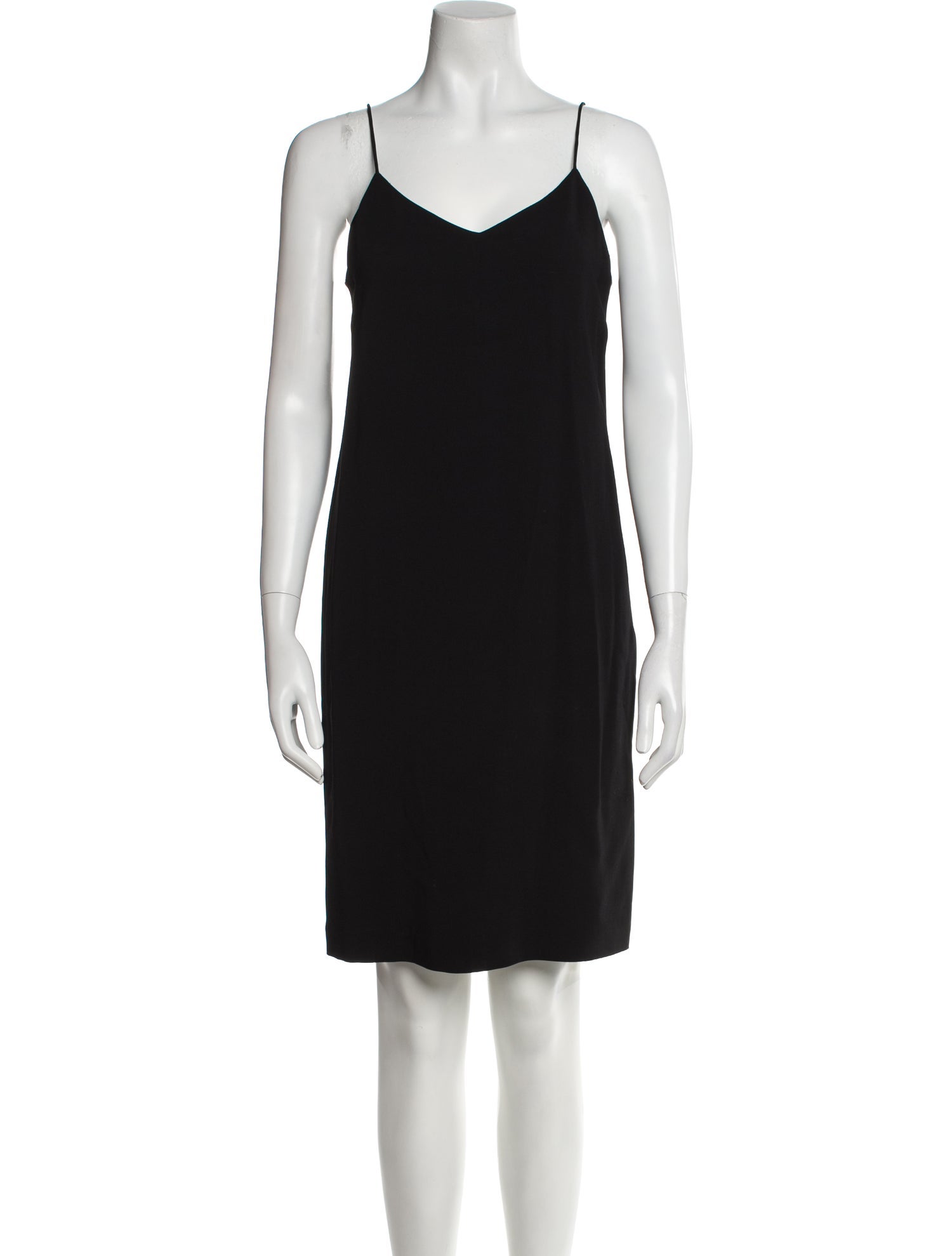 Vince V-Neck Knee-Length Dress