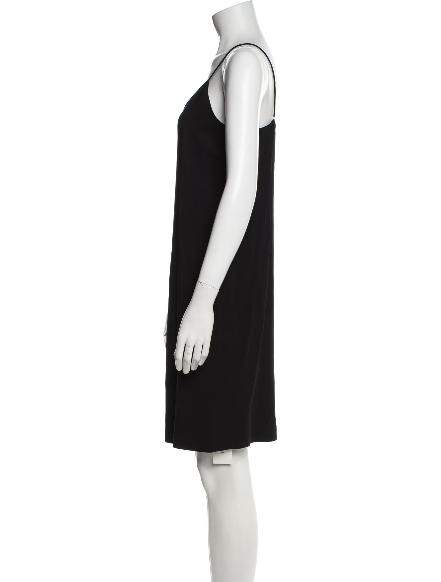 Vince V-Neck Knee-Length Dress