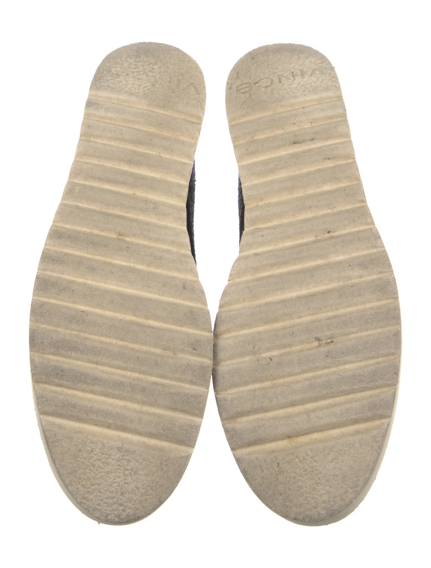 Vince Straw Leather Trim Embellishment Oxfords