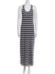 Vince Striped Long Dress