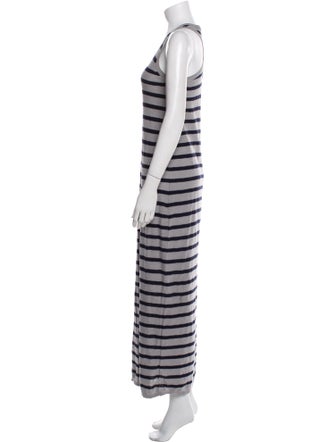 Vince Striped Long Dress
