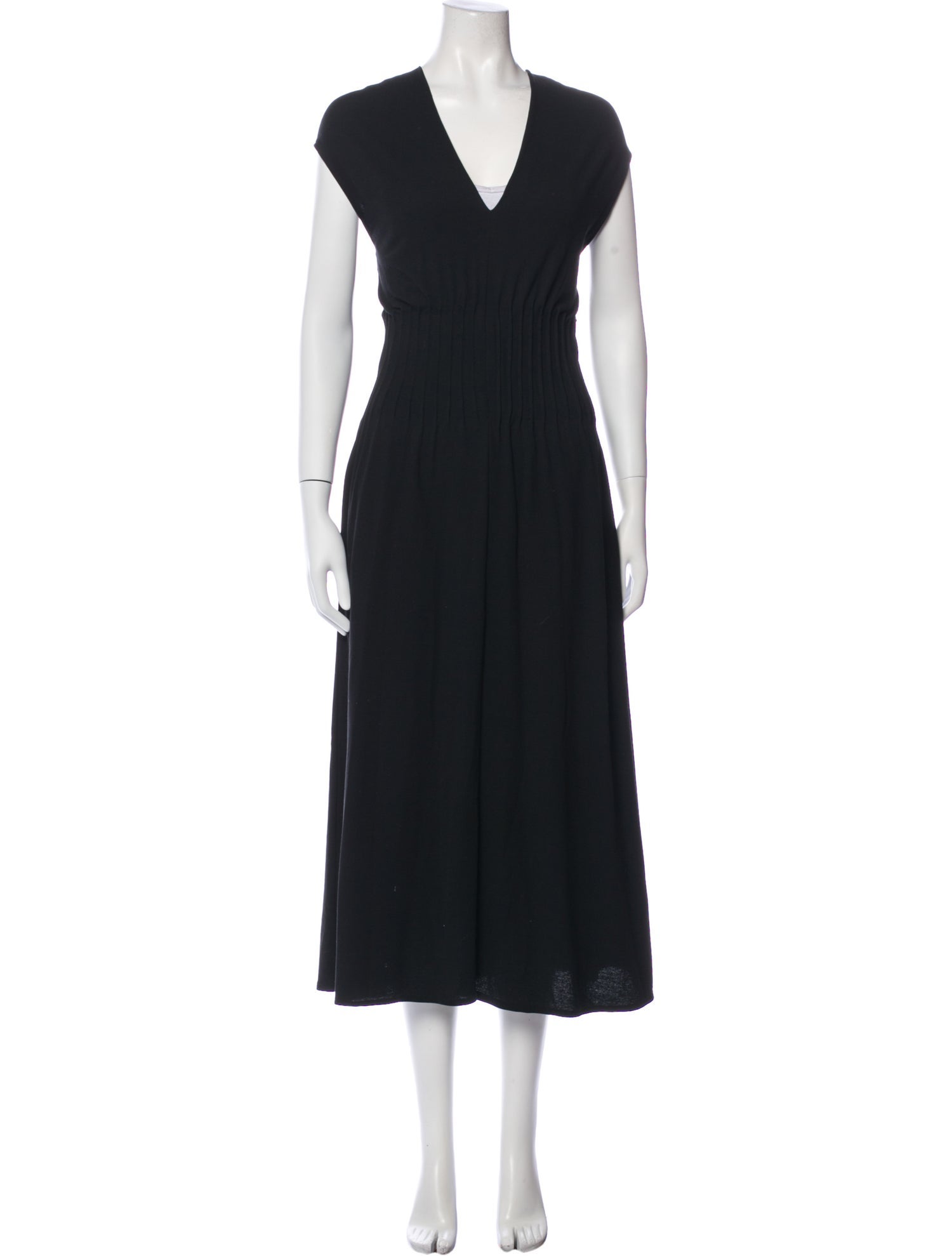 Vince V-Neck Long Dress