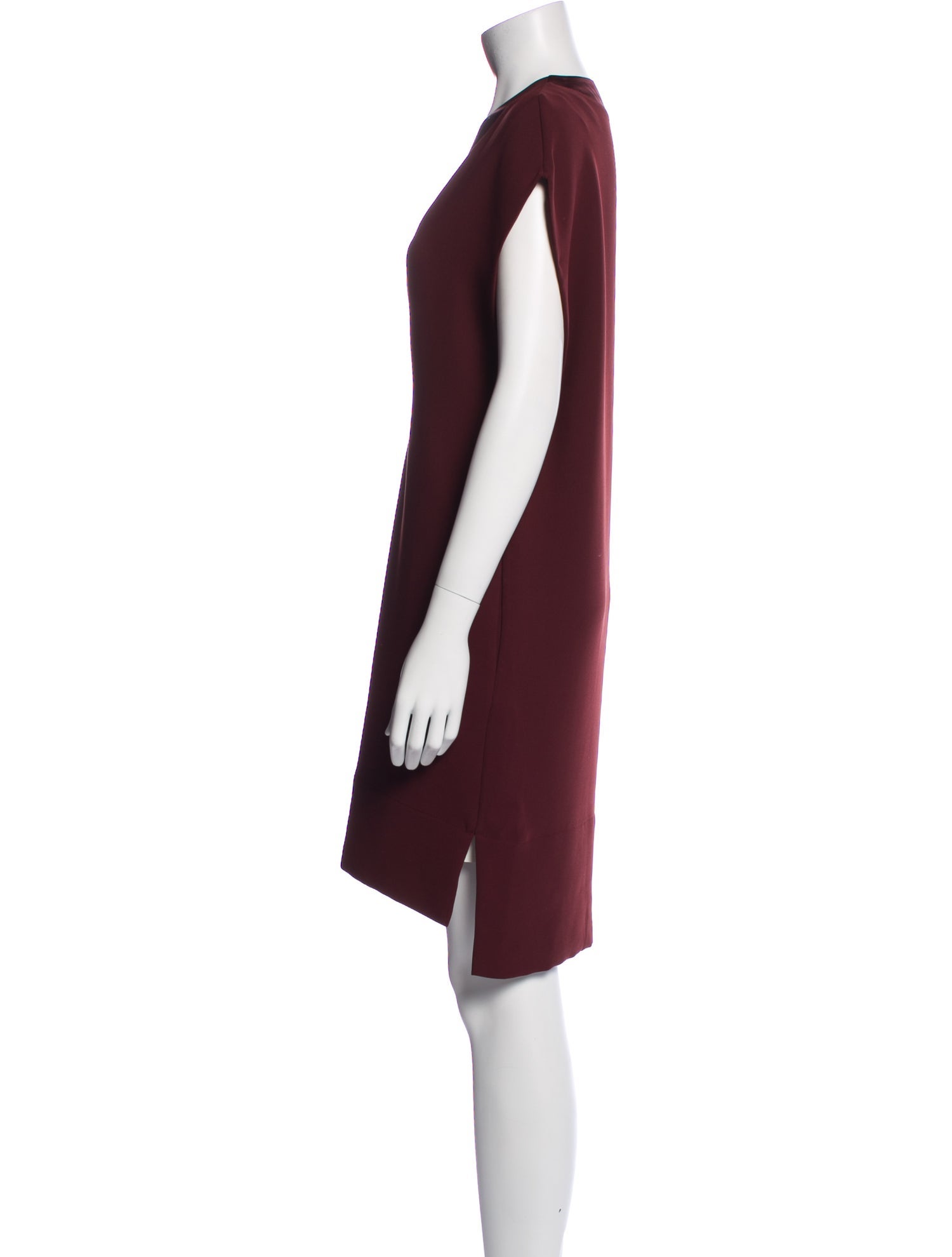 Vince V-Neck Knee-Length Dress