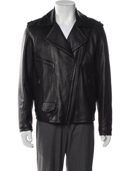 Vince Lamb Leather Moto Jacket