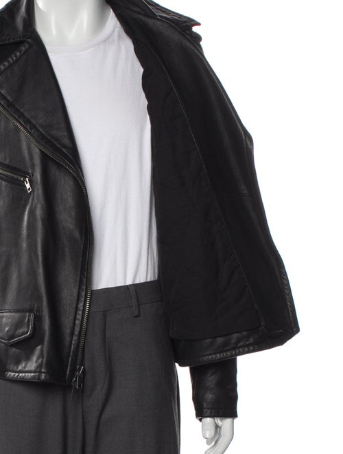 Vince Lamb Leather Moto Jacket