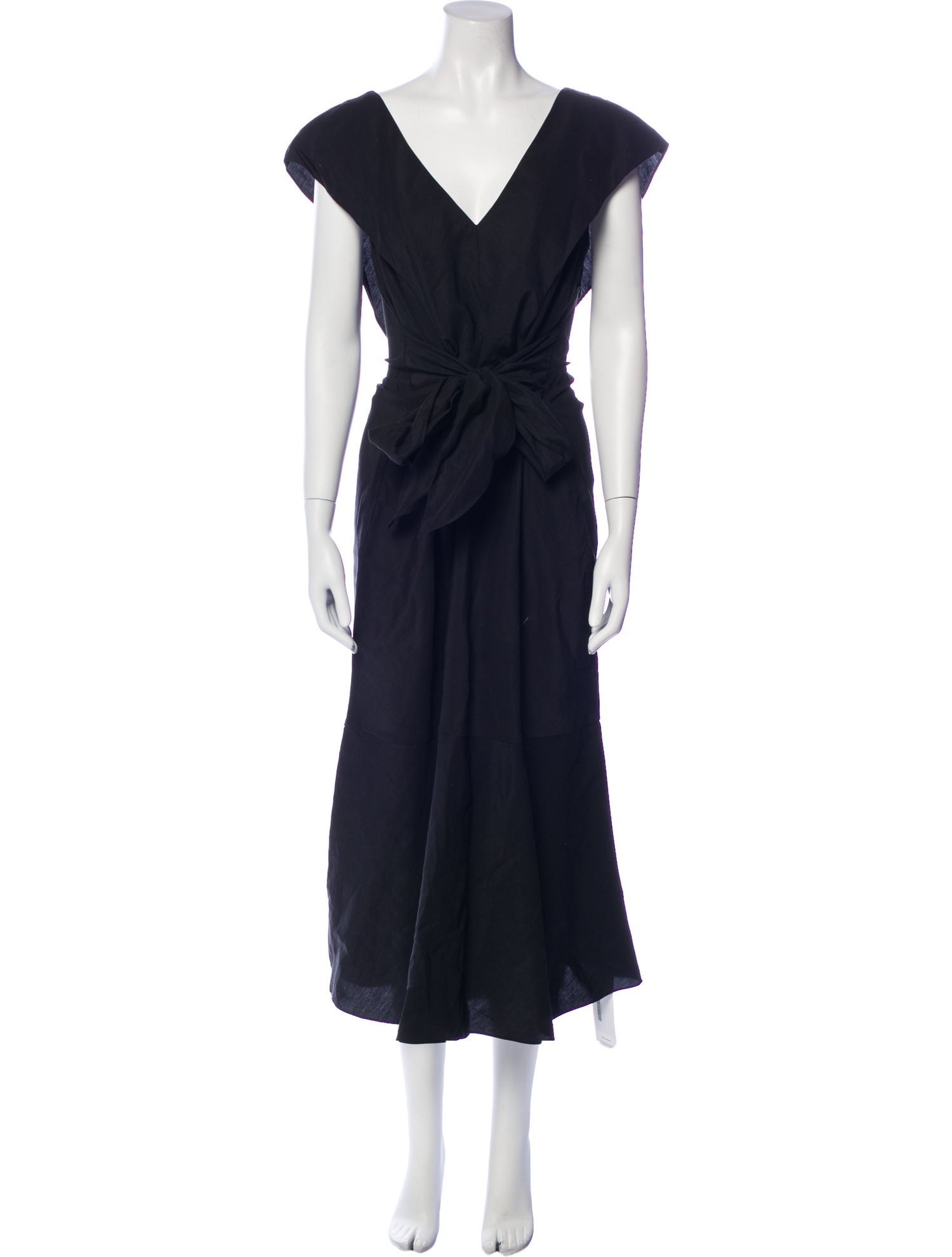 Vince V-Neck Long Dress