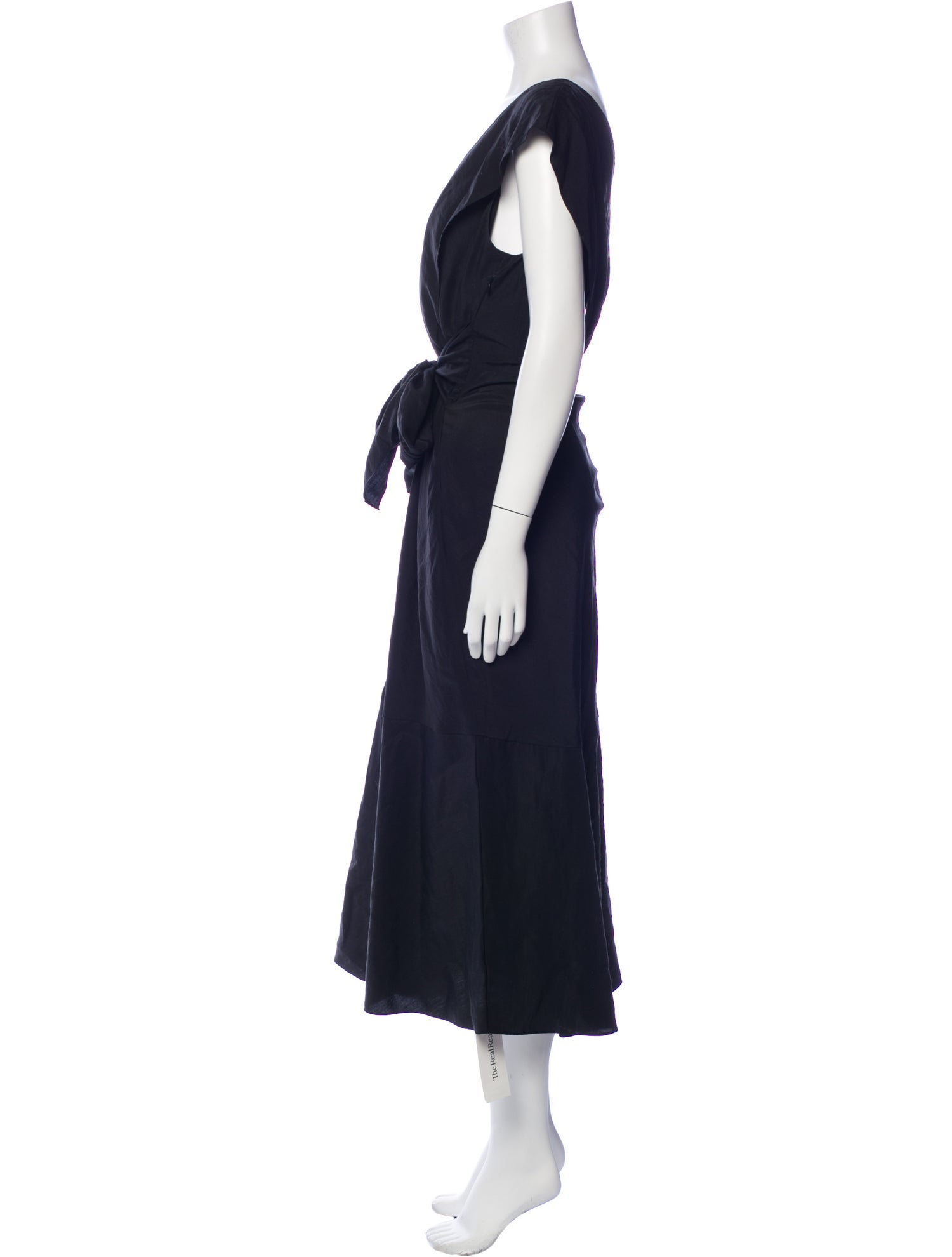 Vince V-Neck Long Dress