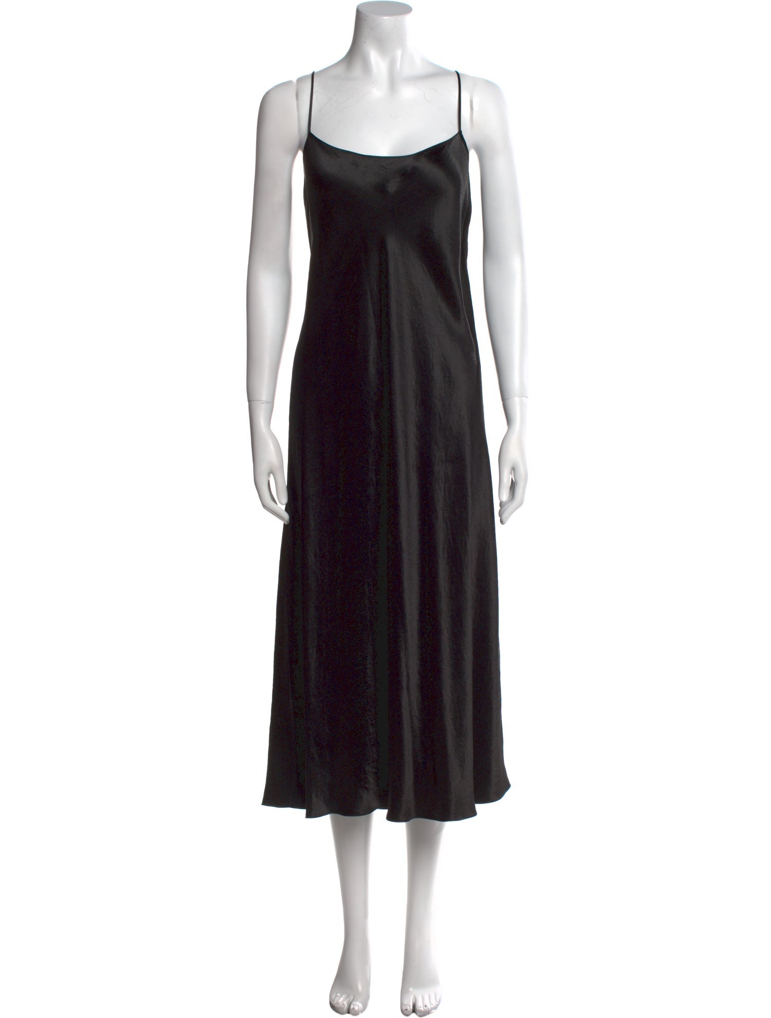 Vince Square Neckline Midi Length Dress