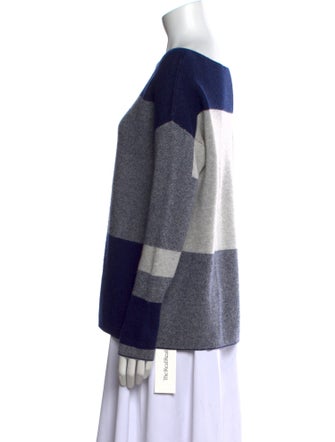 Vince Wool Colorblock Pattern Sweater