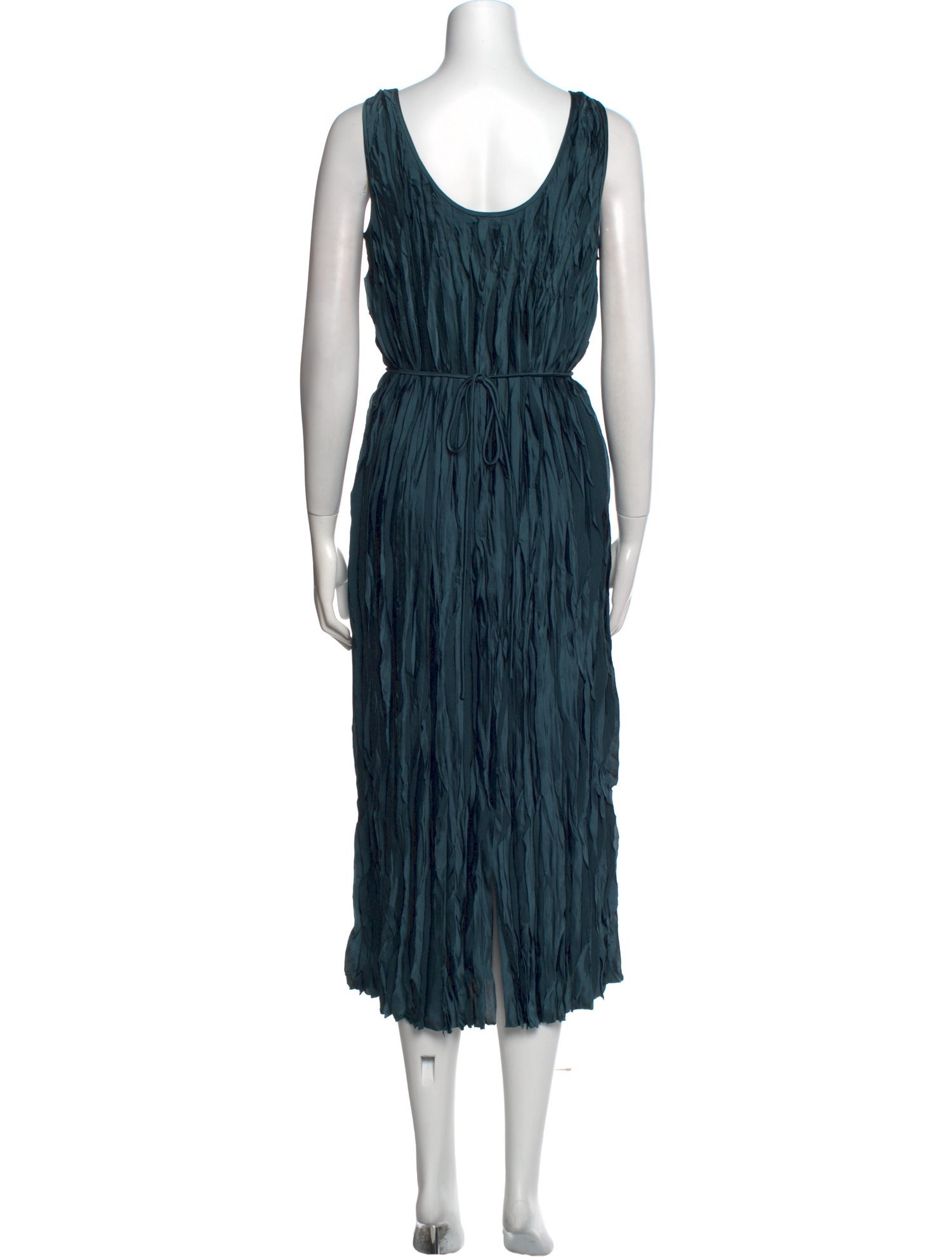 Vince Scoop Neck Midi Length Dress