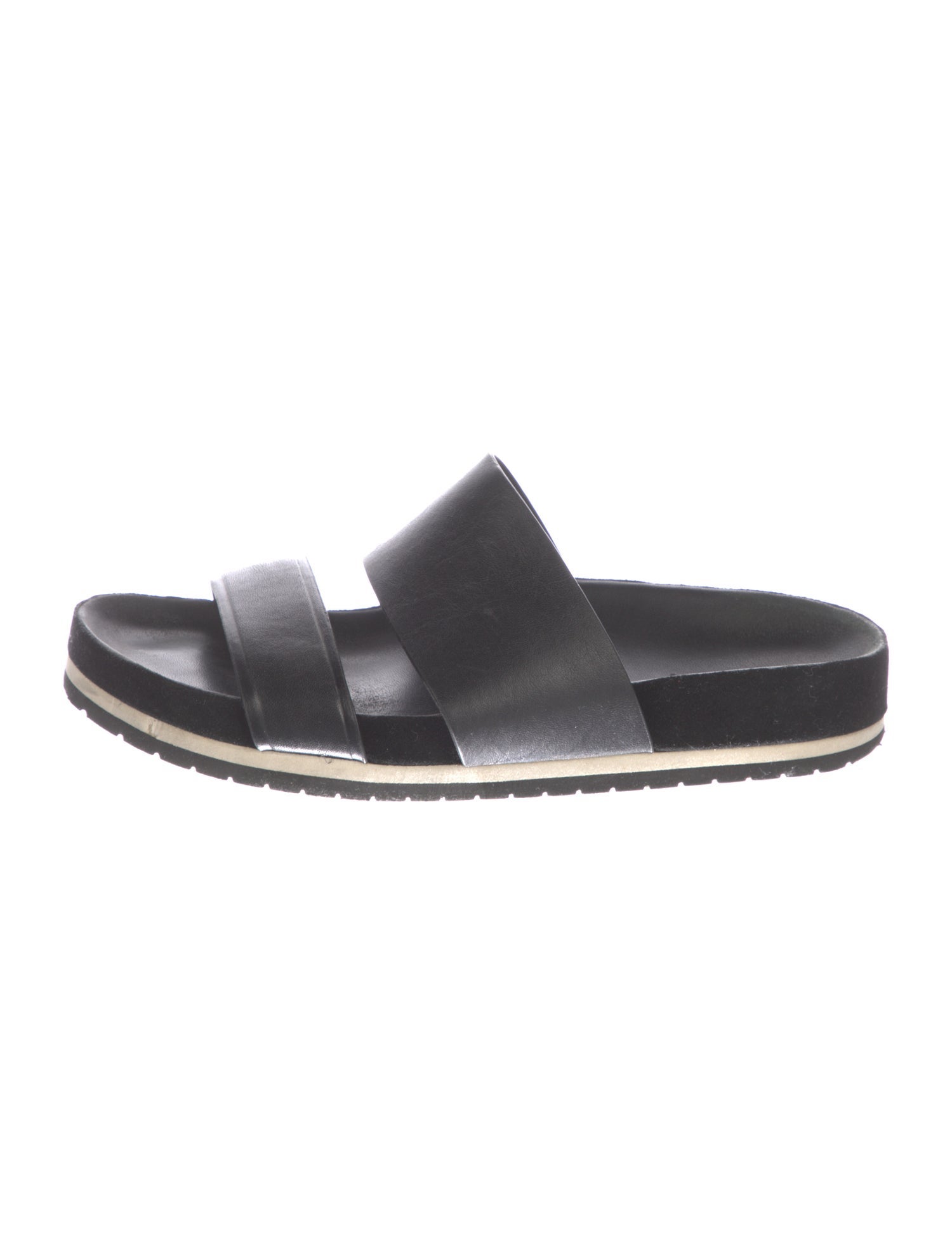 Vince Leather Slides
