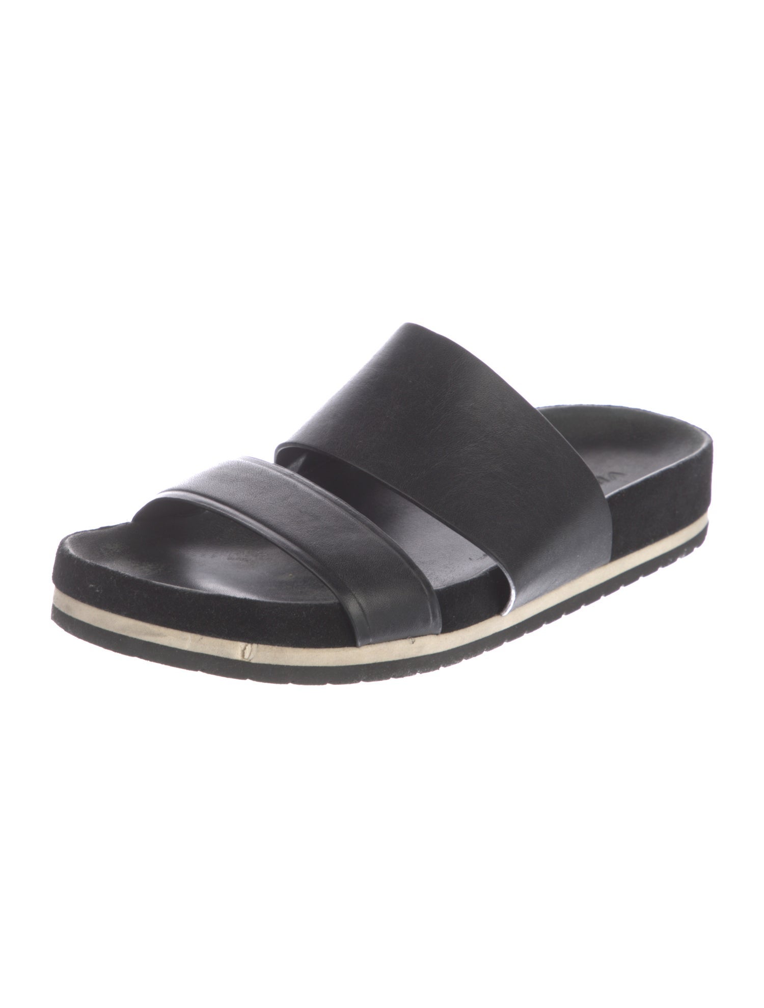 Vince Leather Slides